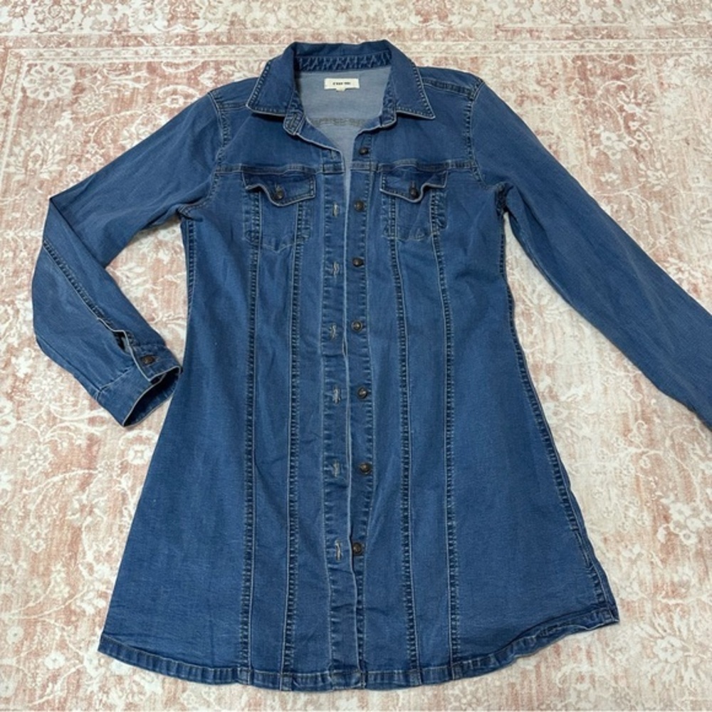 Y2K Long Denim Top by C’est Toi